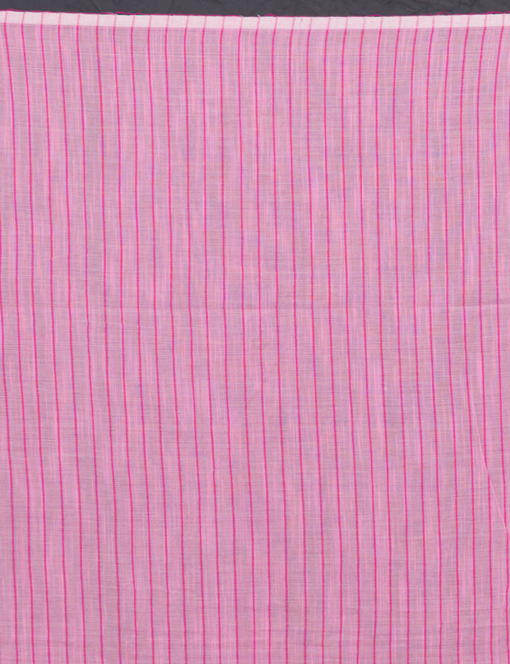 Pink handwoven cotton sari