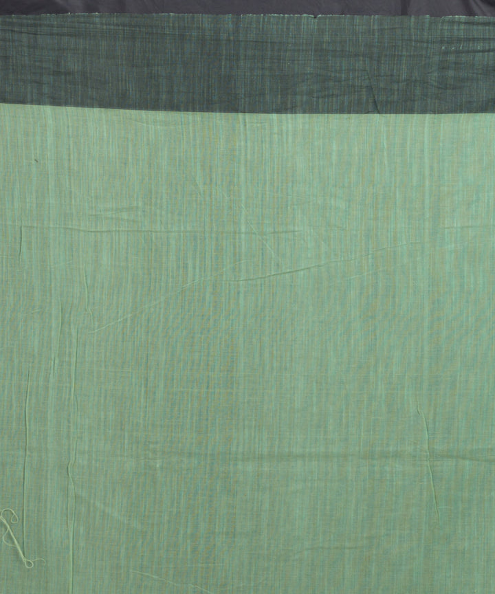 Light Green Handwoven Cotton bengal saree
