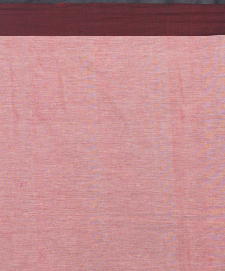Grey Silver Handwoven Cotton bengal saree