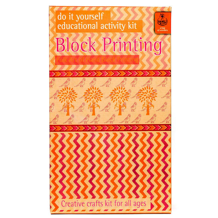 Handmade DIY Educational Wooden Block Printing Kit