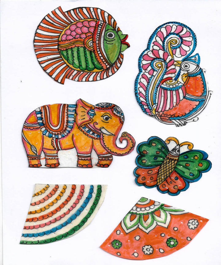 Potli diy ornament kit handmade tholu traditional puppets(8 to 80 age)