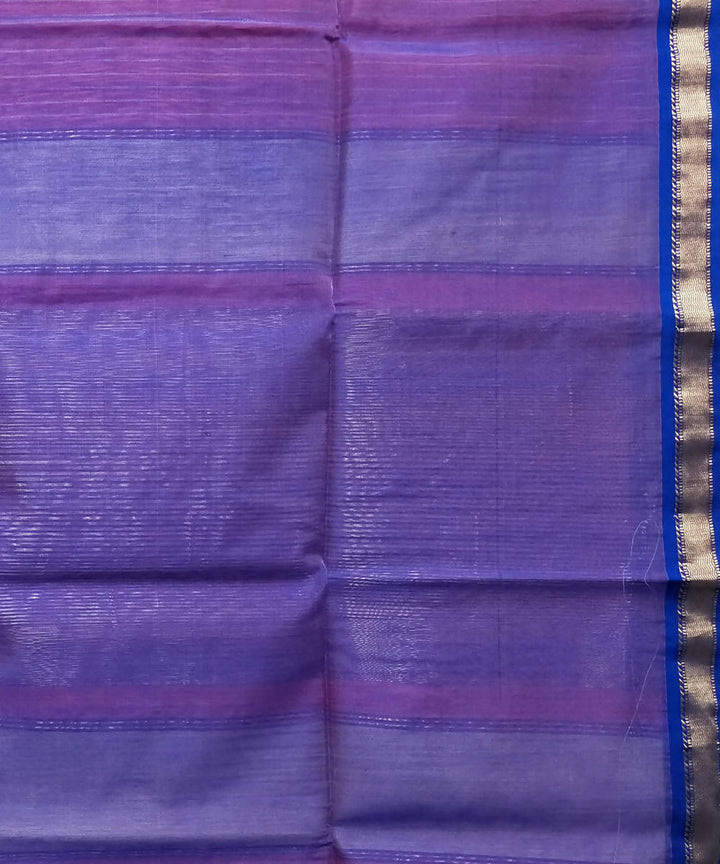 Light pink handwoven cotton silk maheshwari saree