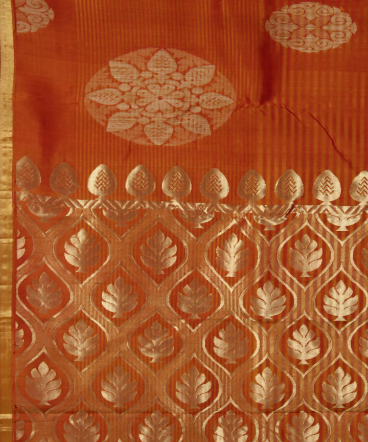 Mustard Handloom Silk Saree