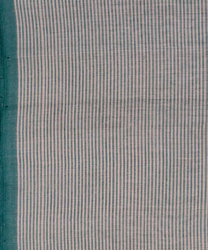green mangalagiri handwoven cotton fabric