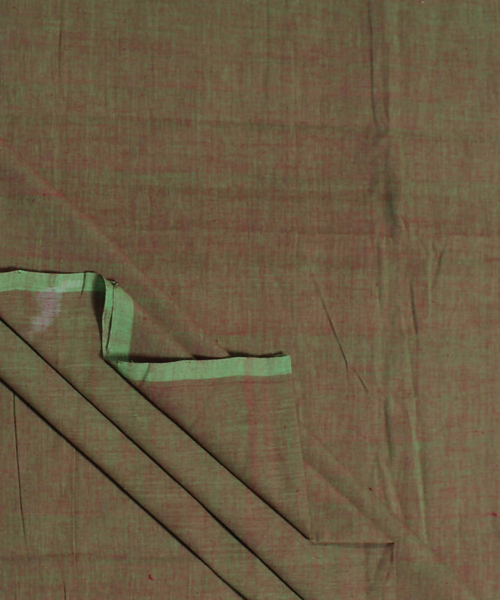 0.3m Brown aquaHandloom Cotton Fabric