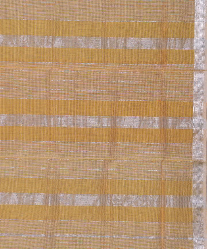 Maheshwari Handloom Sico Beige Saree