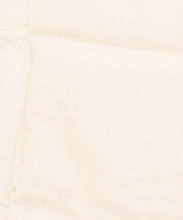 Cream bengal exclusive tasar saree with hand embroidery work