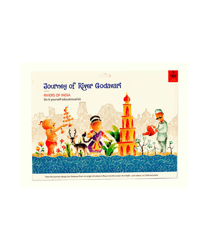 Colouring Kit Learning Activity about Rivers Of India (Godavari)