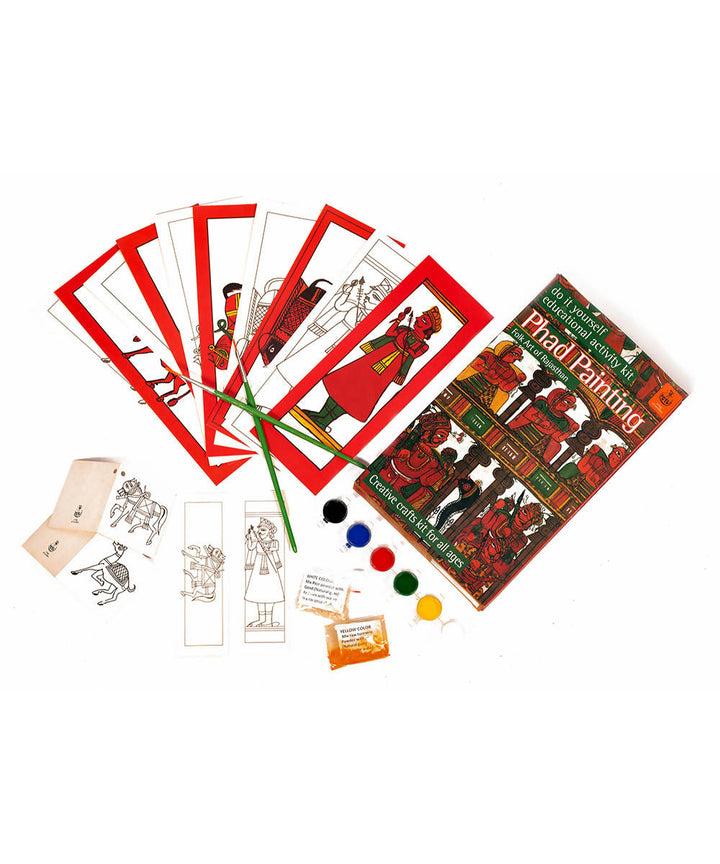 Handmade DIY Educational Colouring Kit Phad Painting of Rajasthan