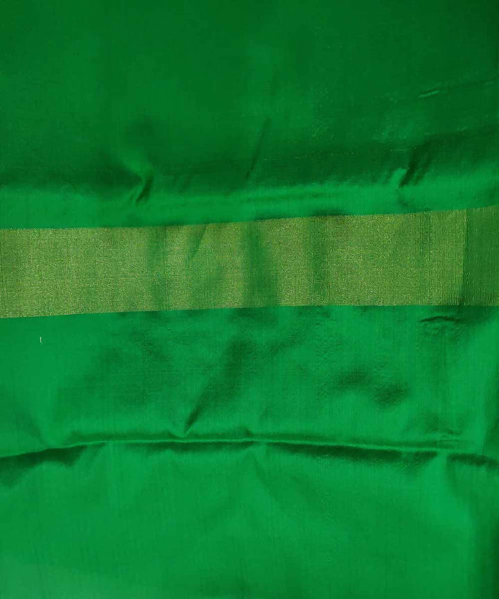 Light baby pink green handloom silk pochampally ikat saree