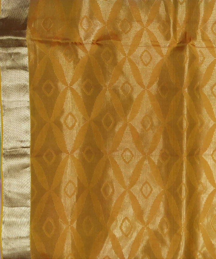 Multicolor striped handloom soft silk saree