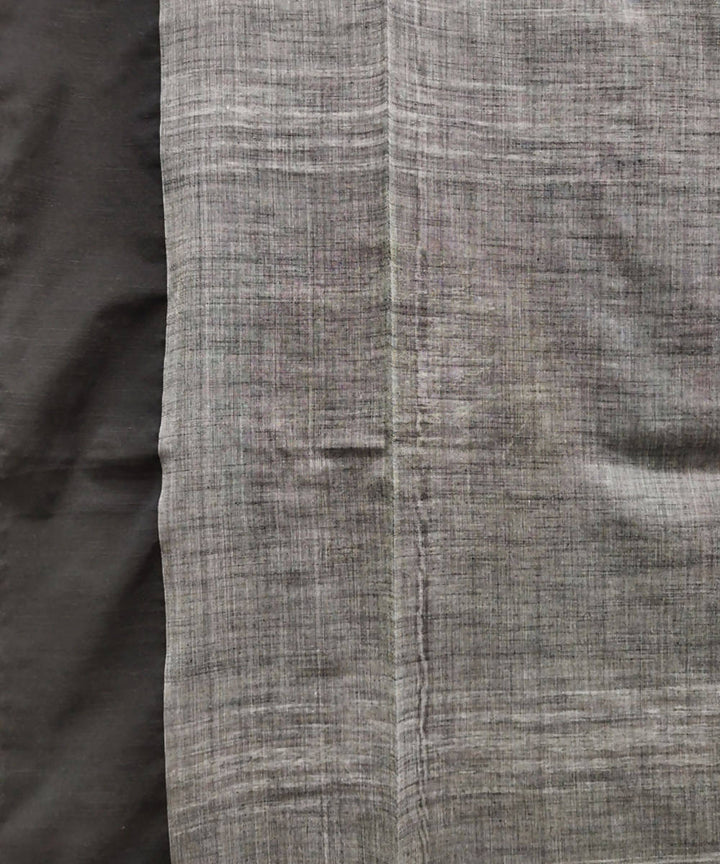 White handwoven cotton saree
