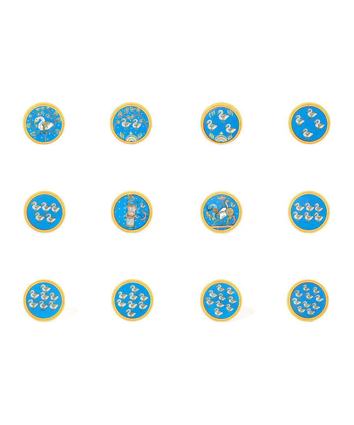 Potli ganjifa playing cards (athrangi set of 96 cards)