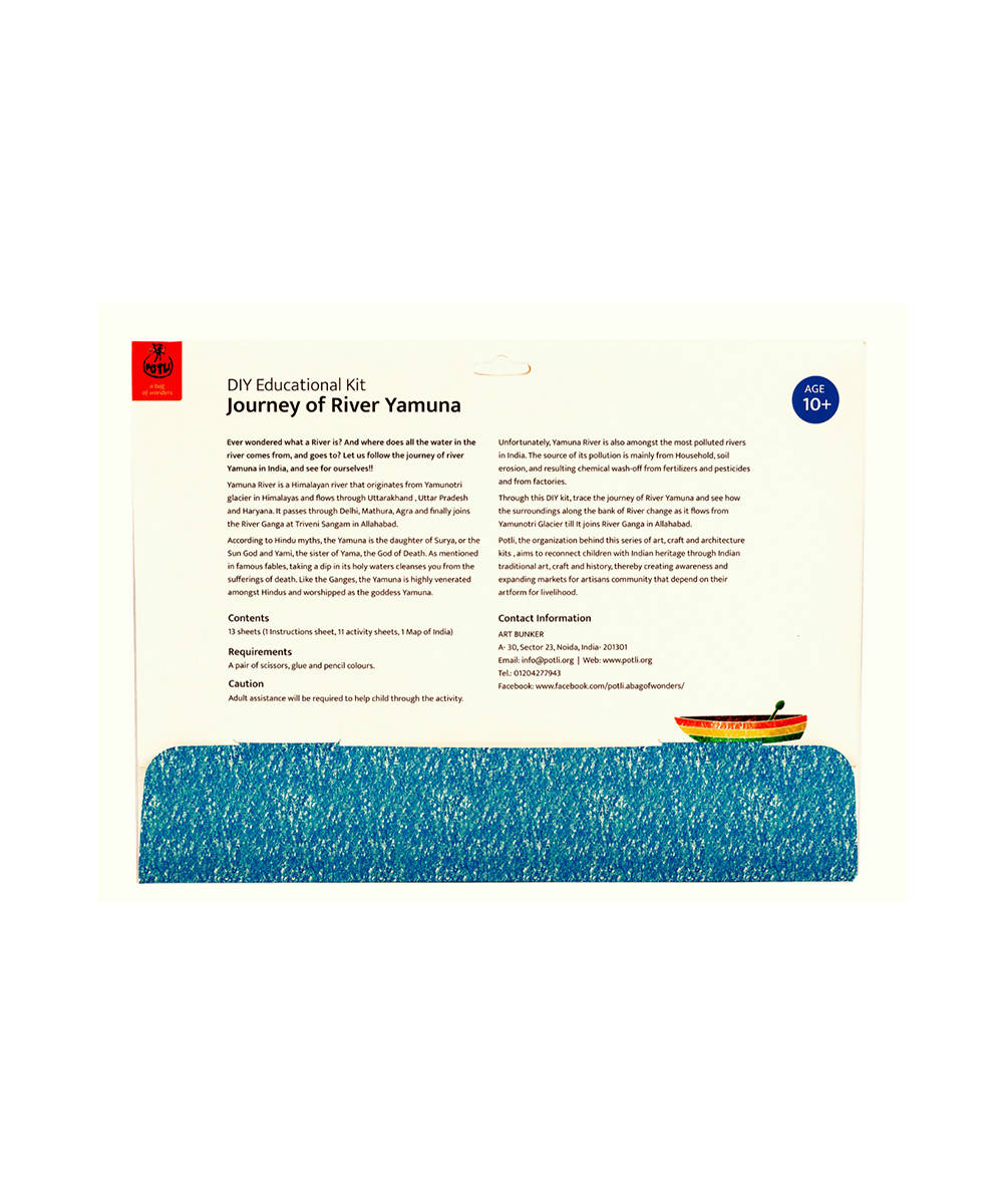 Colouring Kit Learning Activity about Rivers Of India (Yamuna)