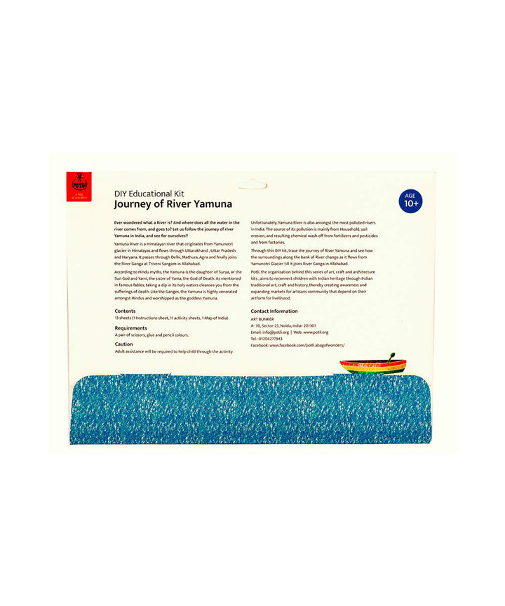 Colouring Kit Learning Activity about Rivers Of India (Yamuna)