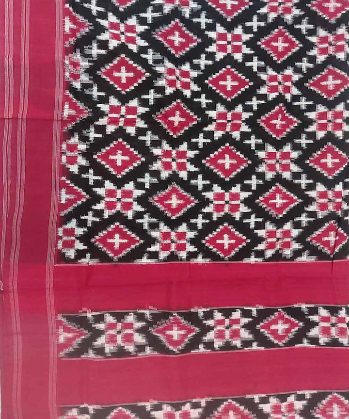 Multicolour handloom cotton double ikat pochampally saree