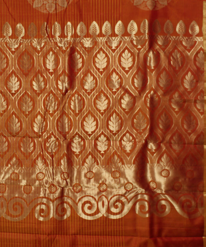 Mustard Handloom Silk Saree