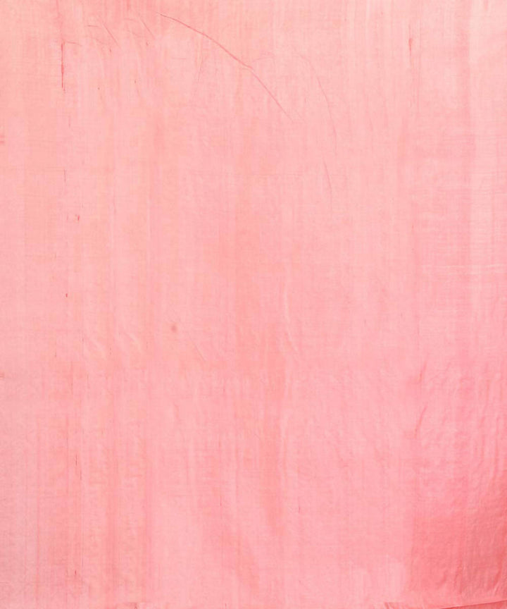 Resham shilpi bengal lightpink tasar saree with handwoven jamdani work