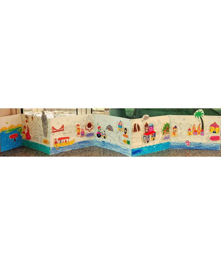 Colouring Kit Learning Activity about Rivers Of India (Narmada)