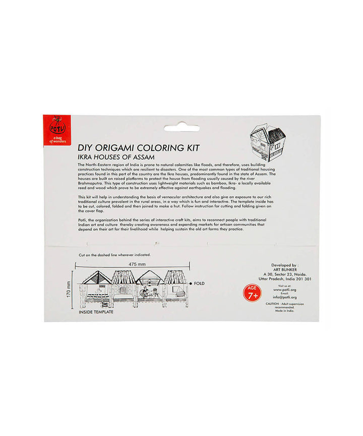 Handmade Educational DIY Colouring Kit (Assam ) Learning Activity