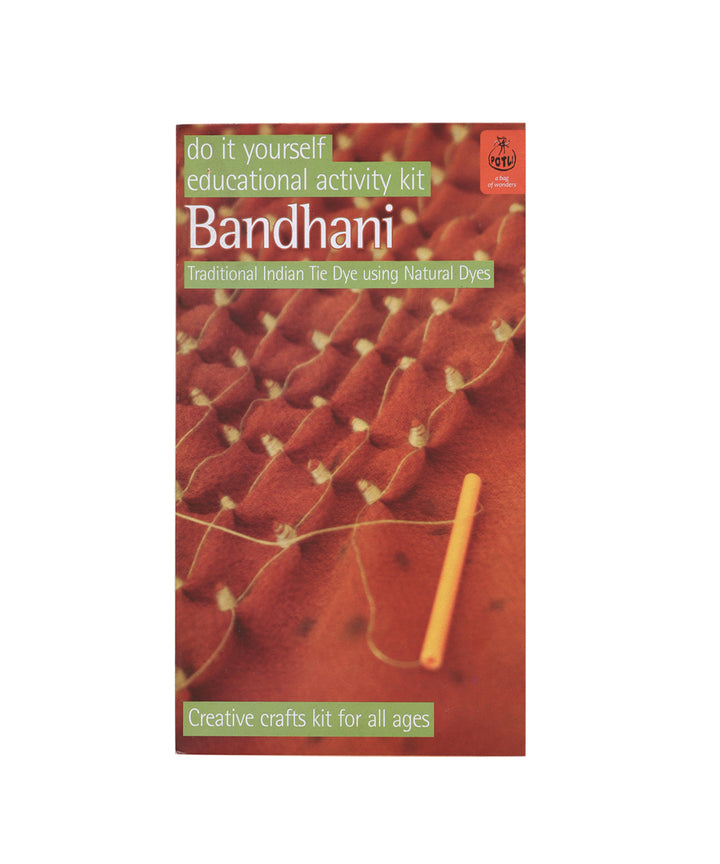 Potli handmade indian DIY educational tie dye bandhani craft kit