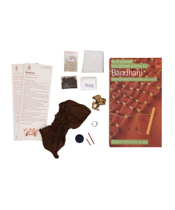 Potli handmade indian DIY educational tie dye bandhani craft kit