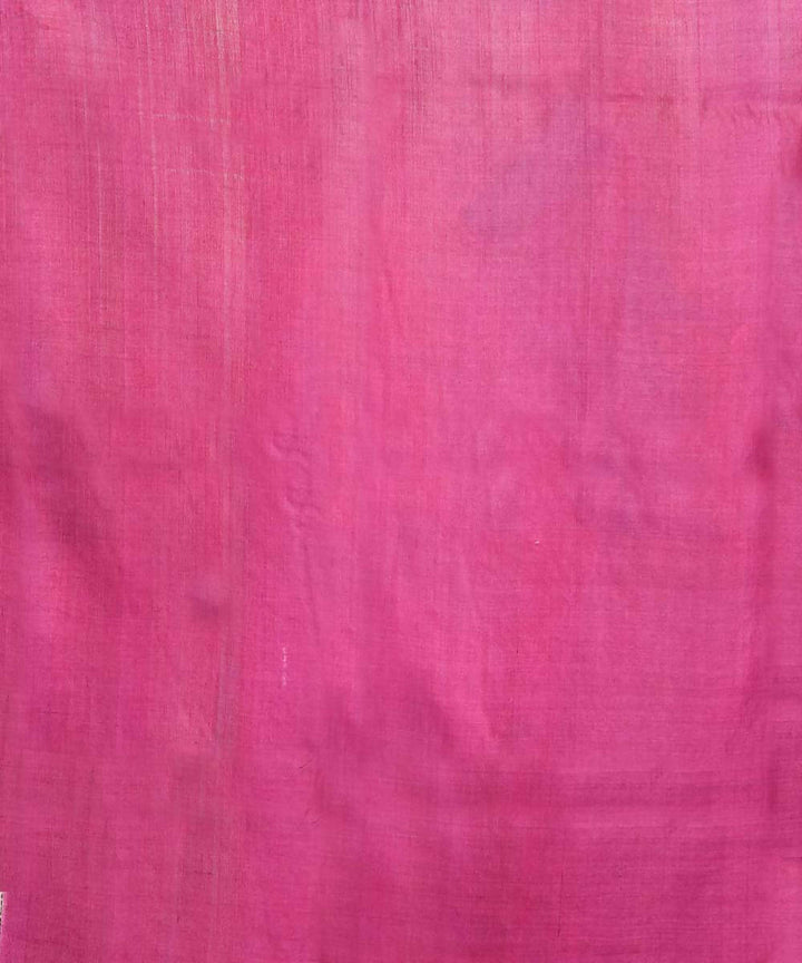 Pink bengal exclusive tasar saree with hand embroidery work