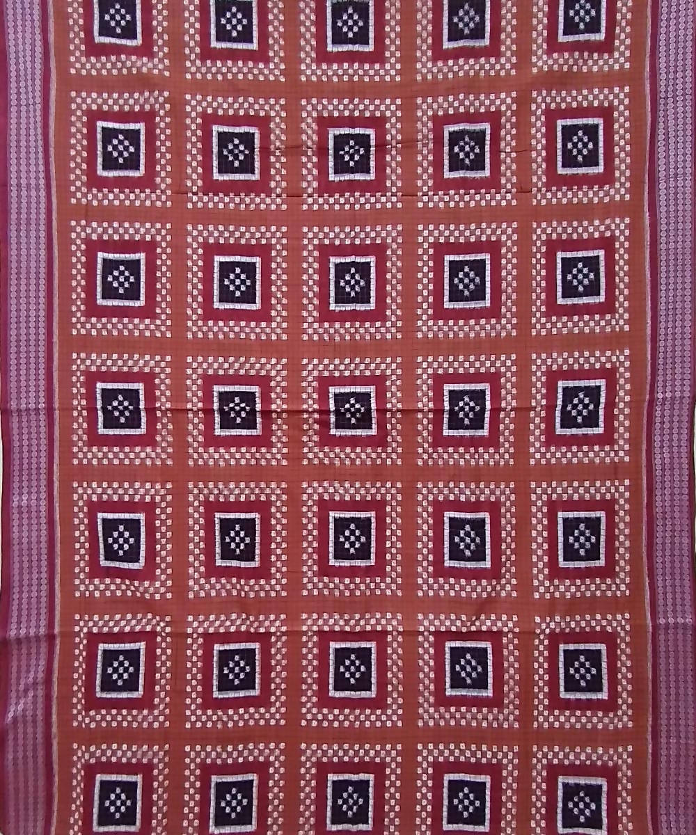 Multicolor cotton handloom sambalpuri saree