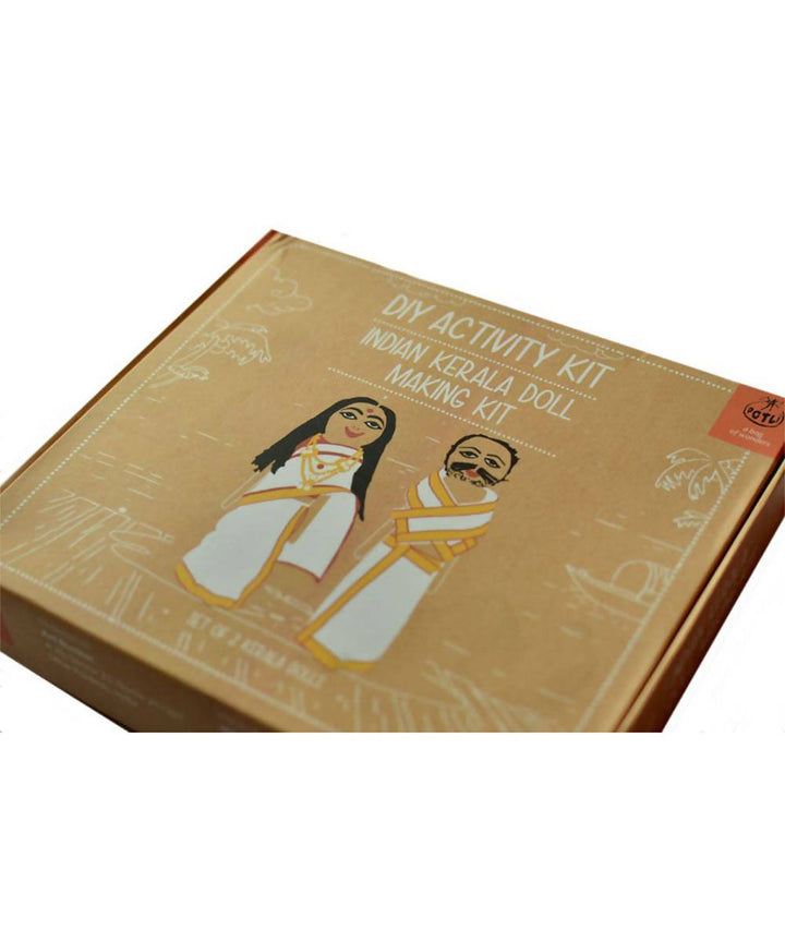 DIY Indian Doll Making Craft Kit (Dolls of Kerala)Set of 2