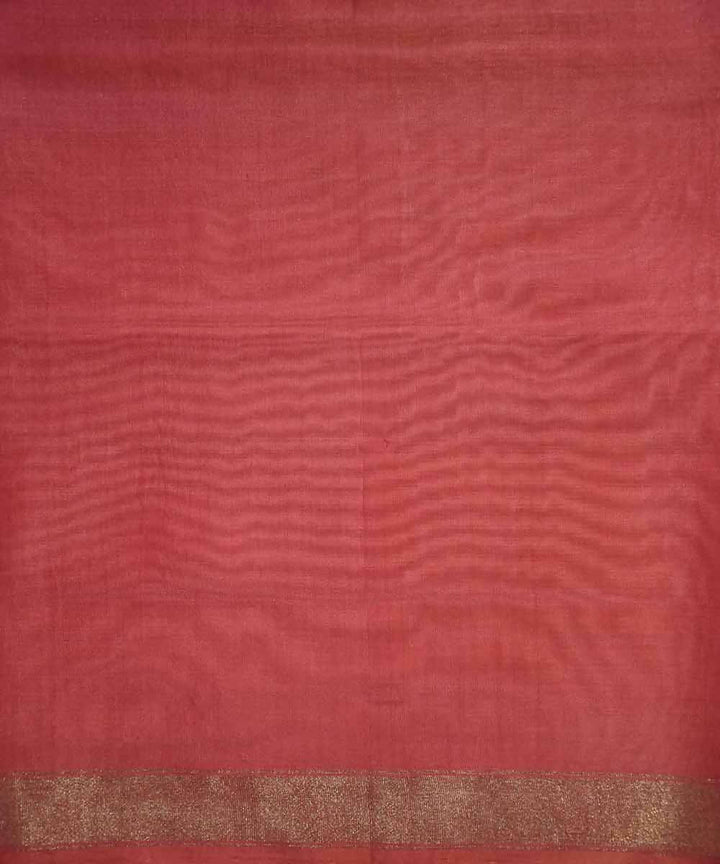 Orange handloom patola silk saree