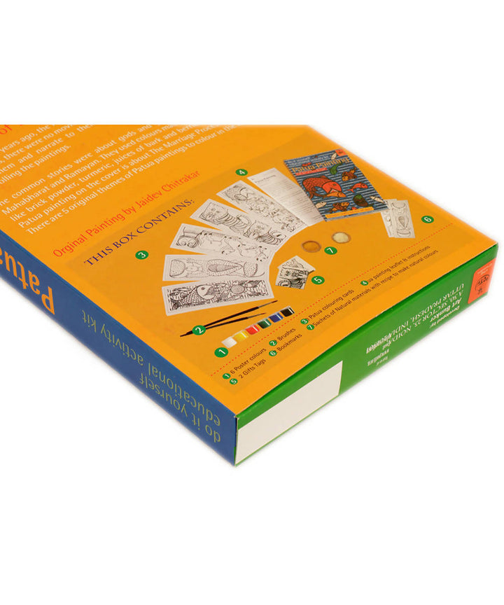 Handmade DIY Educational Colouring Kit Patua Painting of West Bengal