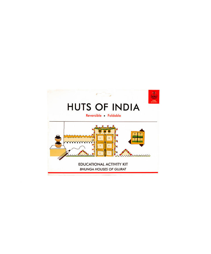 Educational DIY Colouring Kit(Bonga Huts of Gujrat)Learning Activity