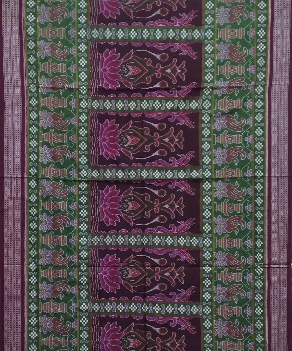 Multicolour handwoven sambalpuri ikat cotton saree