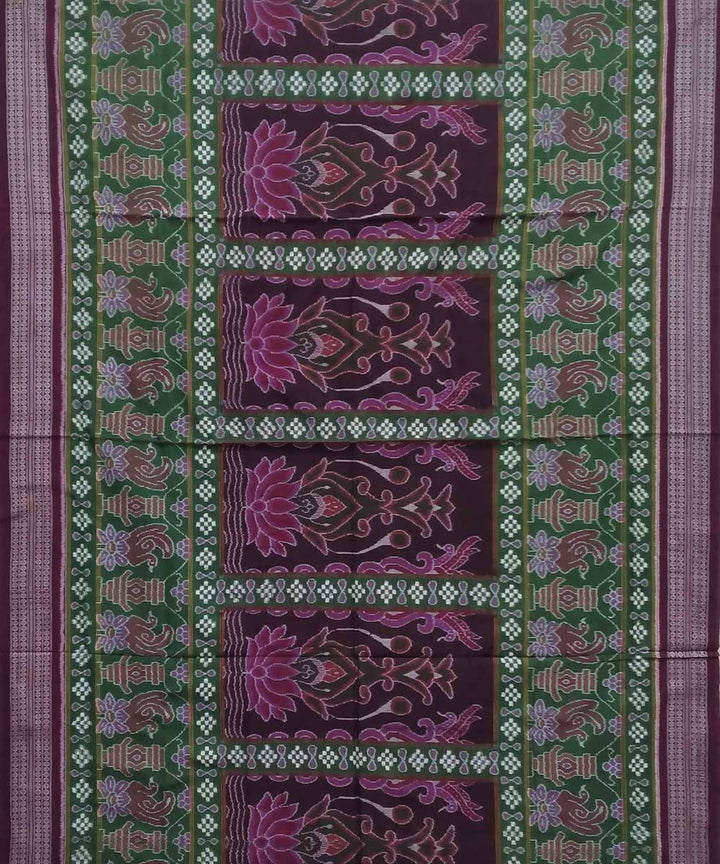 Multicolour handwoven sambalpuri ikat cotton saree