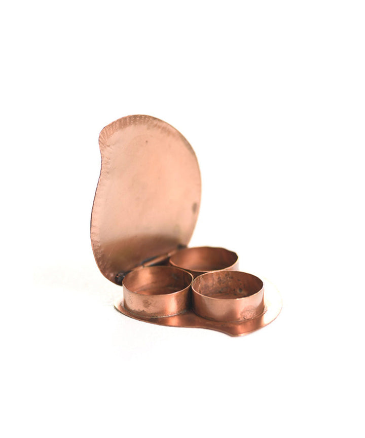 Yellow handcrafted ganesha plate, kumkum and agarbatti holder set