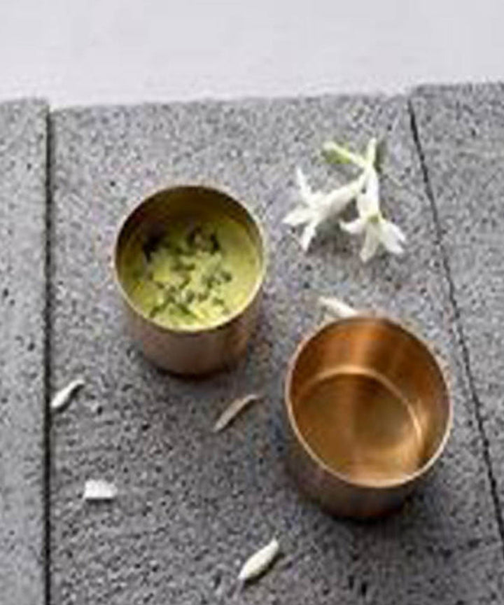 Handmade copper kansa dip bowl