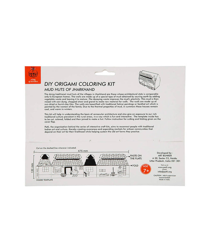 Handmade Educational DIY Colouring Kit (Jharkhand ) Learning Activity