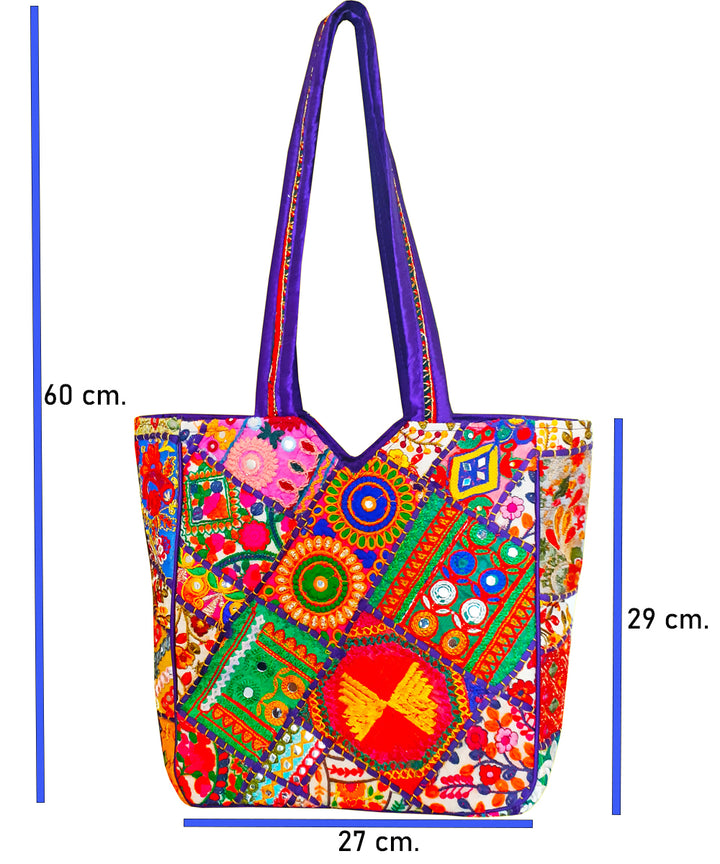 Embroidered Banjara Tote Bag