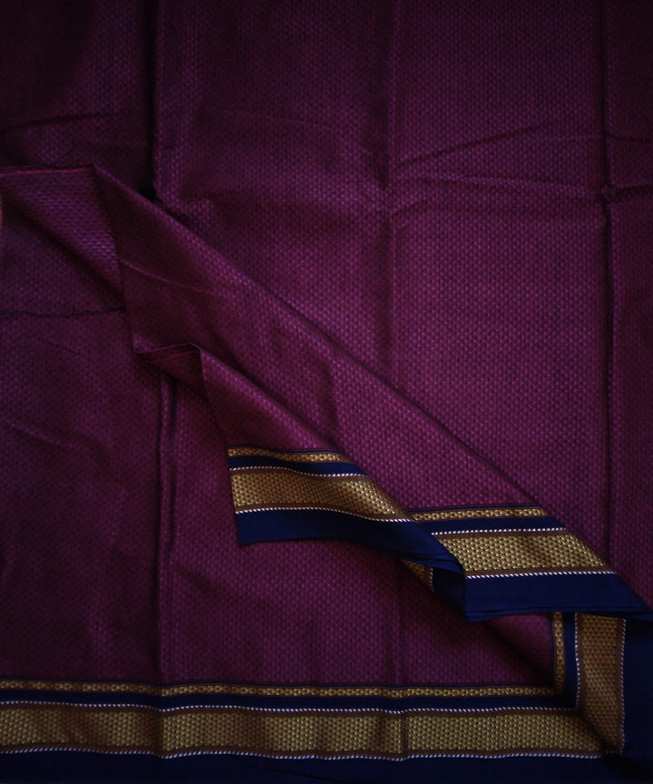 Pink handwoven cotton art silk khana blouse fabric