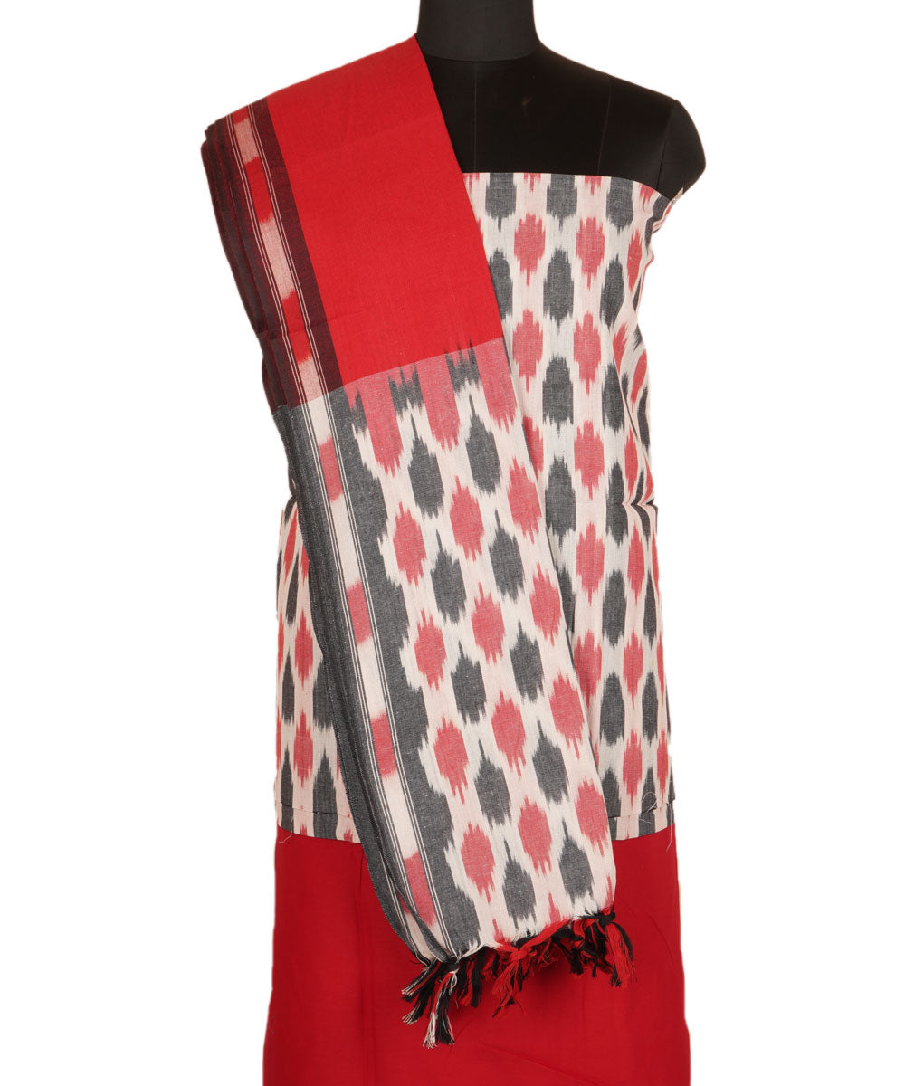 3pc Multicolor handwoven pochampally ikat dress material