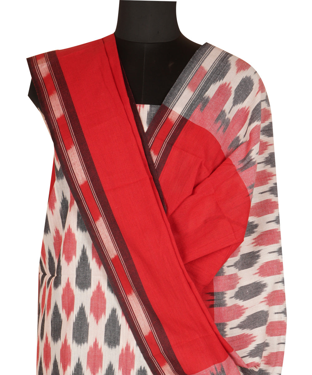 3pc Multicolor handwoven pochampally ikat dress material