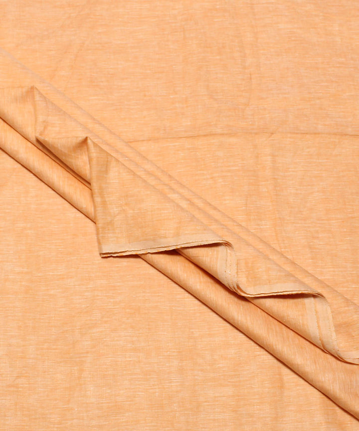 2.5m Light orange handwoven linen kurta material