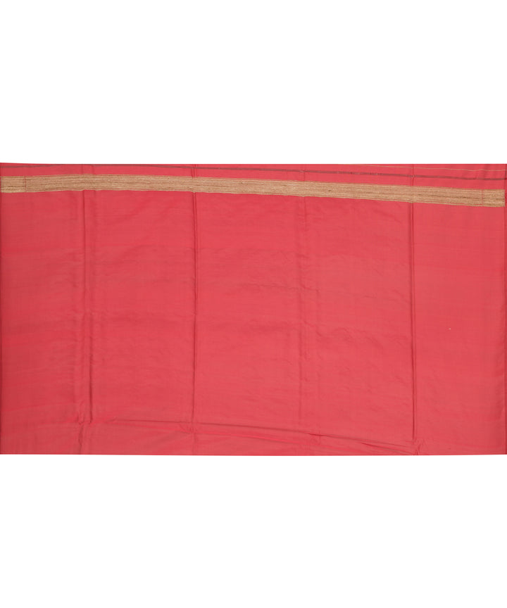 Red handloom banarasi silk saree