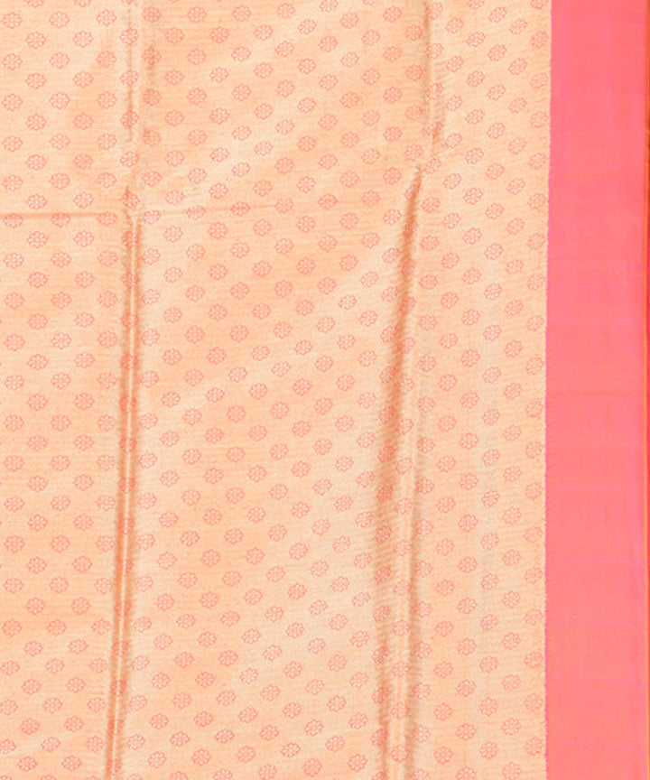 Pink handwoven banarasi silk saree