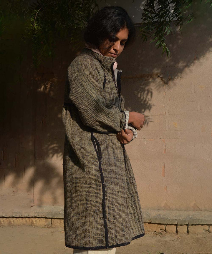 Grey-stripes-handwoven-woolen-jacket