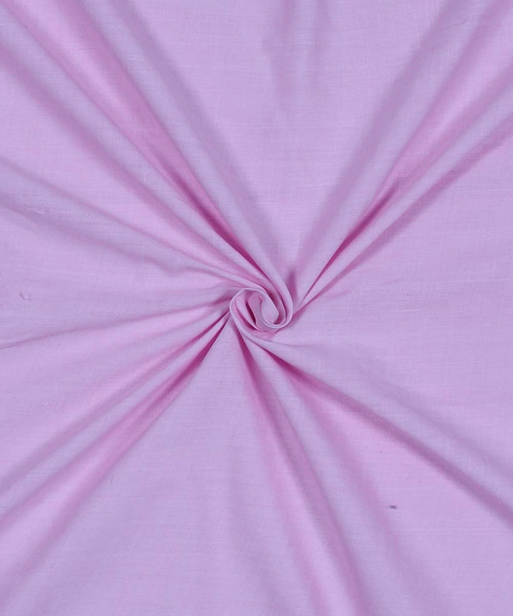 Light pink handspun handwoven cotton fabric