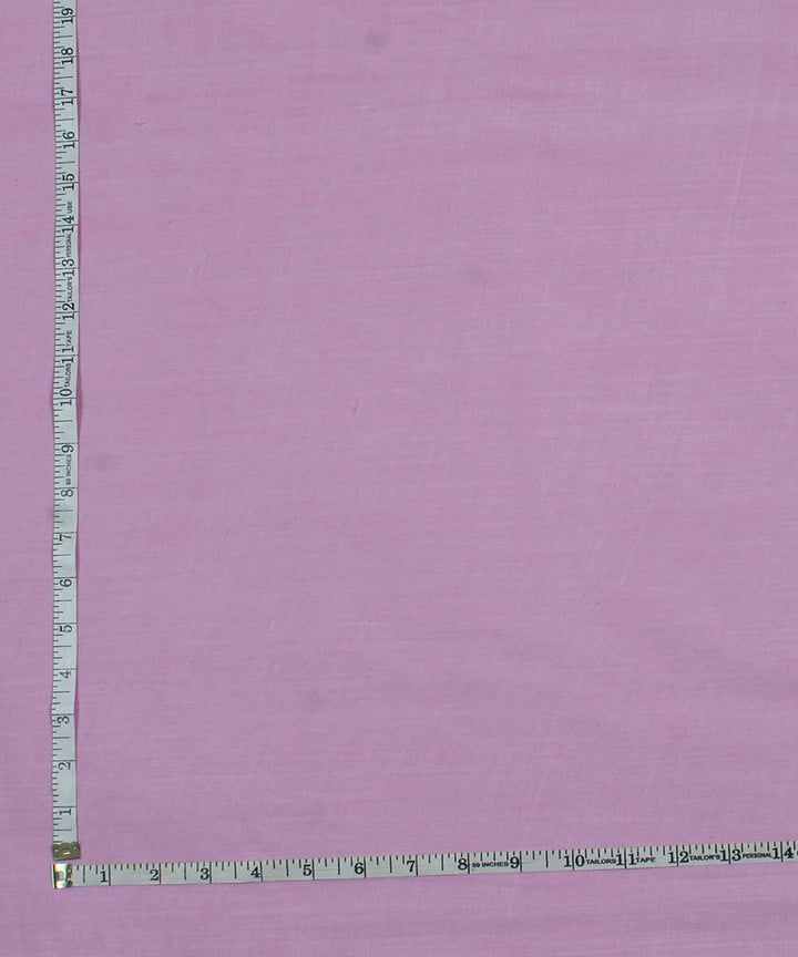 Light pink handspun handwoven cotton fabric