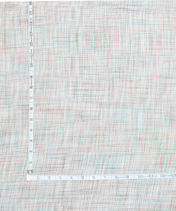 White handspun handwoven cotton fabrics