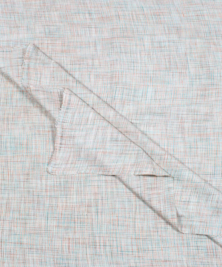 White handspun handwoven cotton fabrics