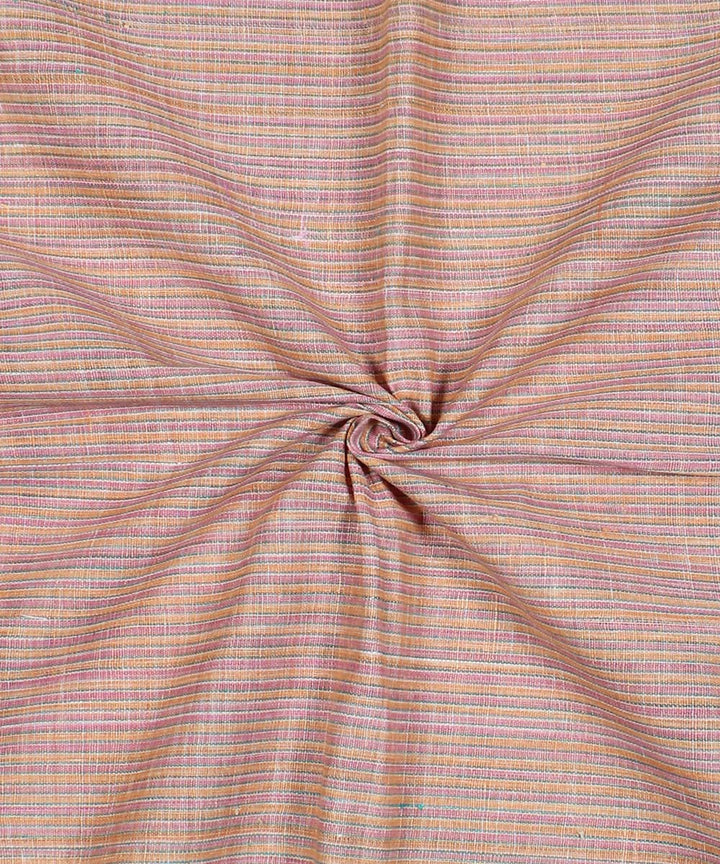 3m yellow pink handspun handwoven cotton kurta material